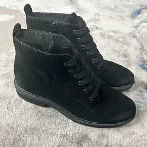 Zodiac - Paisle Womens Leather Lug Sole Combat & Lace-up Boots